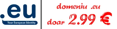 Domeniu .eu la doar 2.99 €