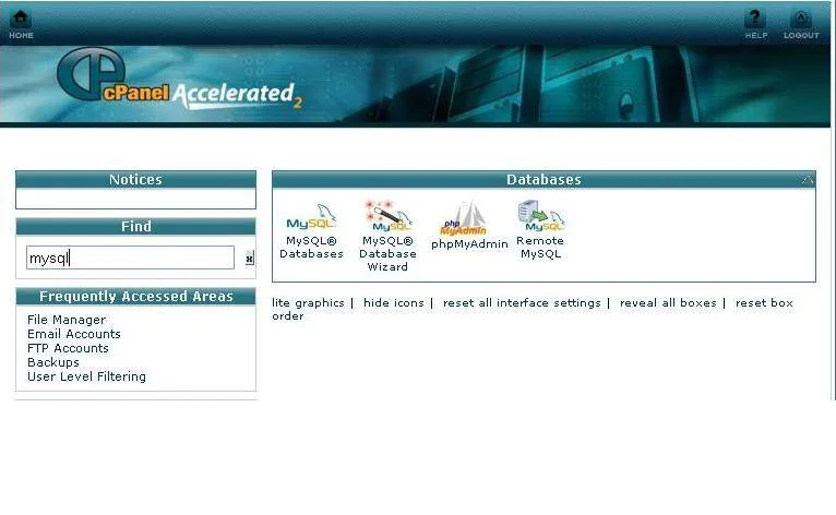 Tutorial hosting: Crearea unei baze de date MySQL din cPanel