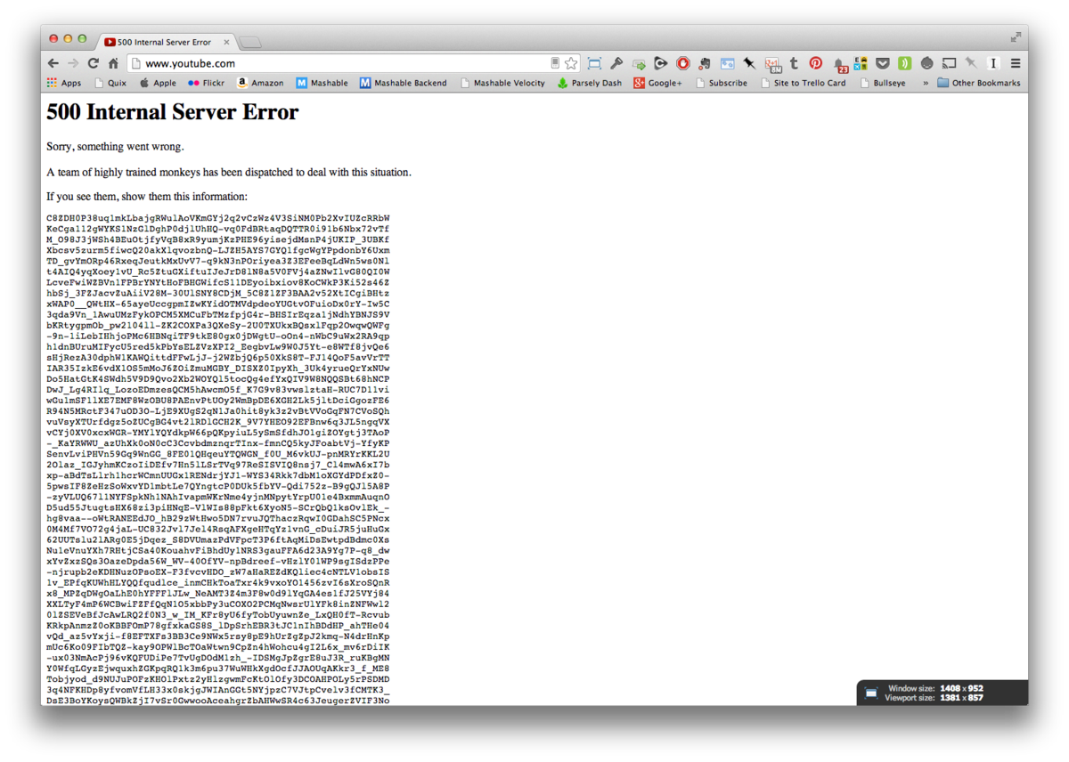 Aseara, site-ul YouTube a fost picat timp de 30 minute