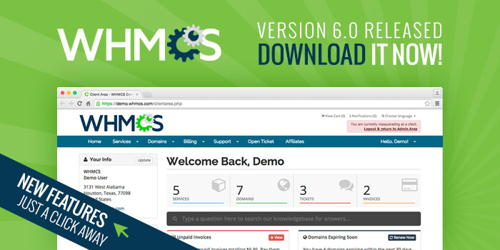 A fost lansat WHMCS 6.0