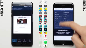 iPhone 6s mai rapid decat Samsung Galaxy Note 7 ?